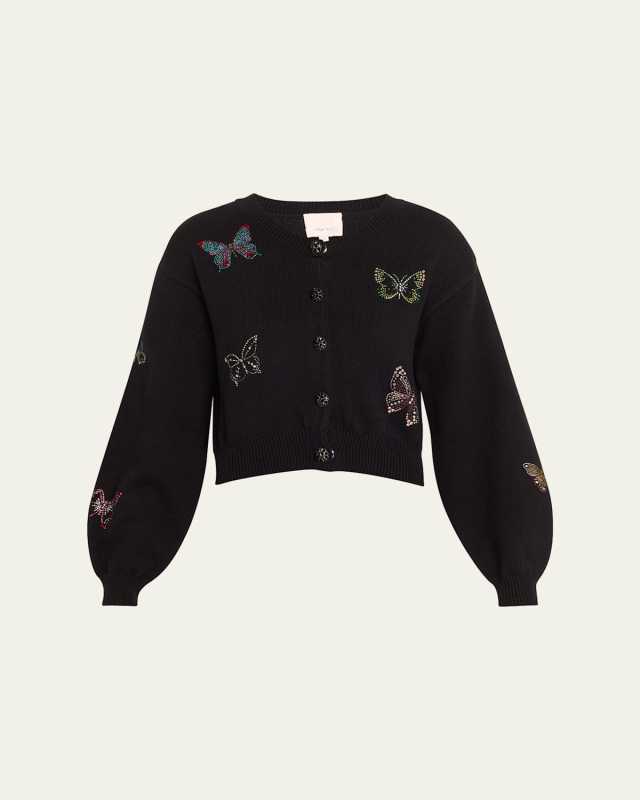 Lisette Embellished Butterfly Cardigan